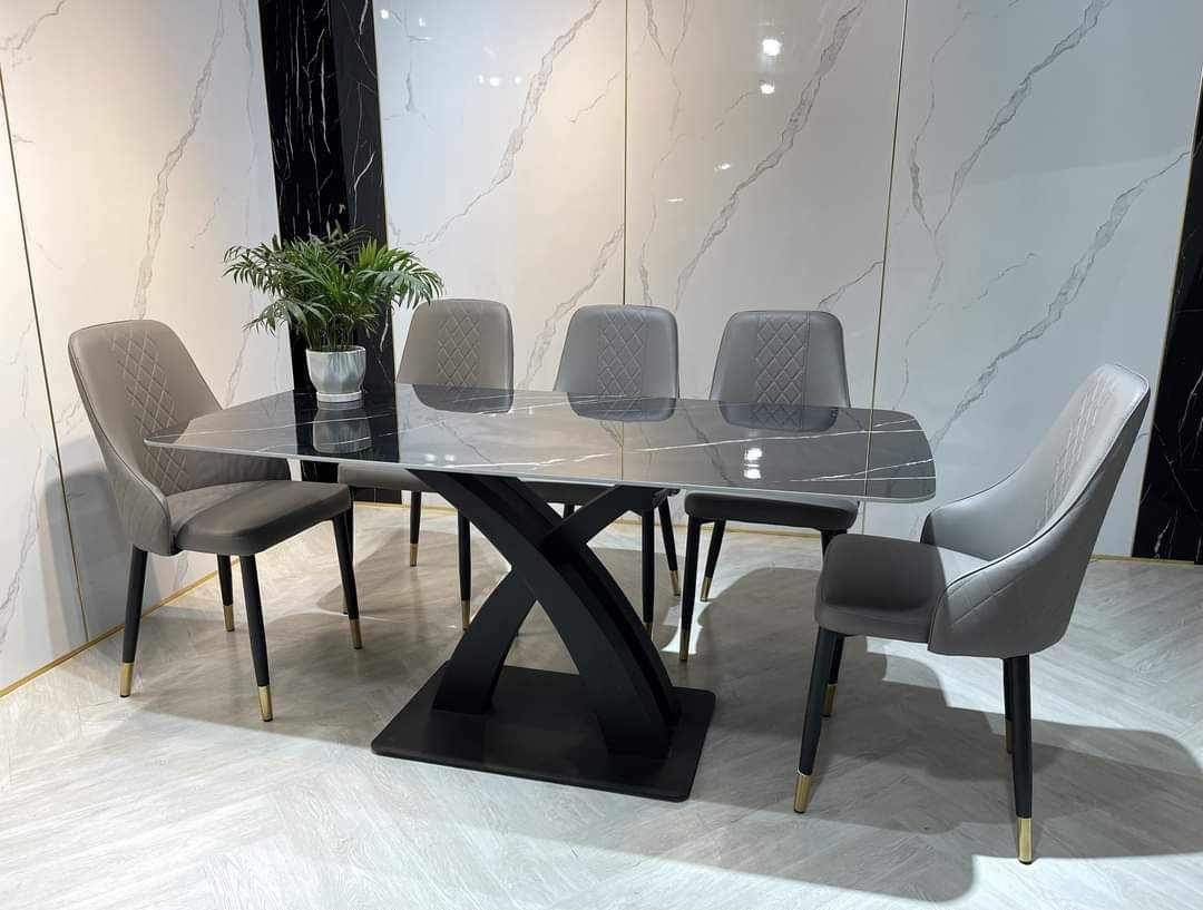 Bộ bàn ghế ăn 6 ghế bàn 80 x 1m6